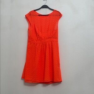 J. Crew Factory Orange Casual Dress